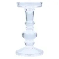 Clear Glass Ball Candlestick or Church Candle Holder Josefina Online