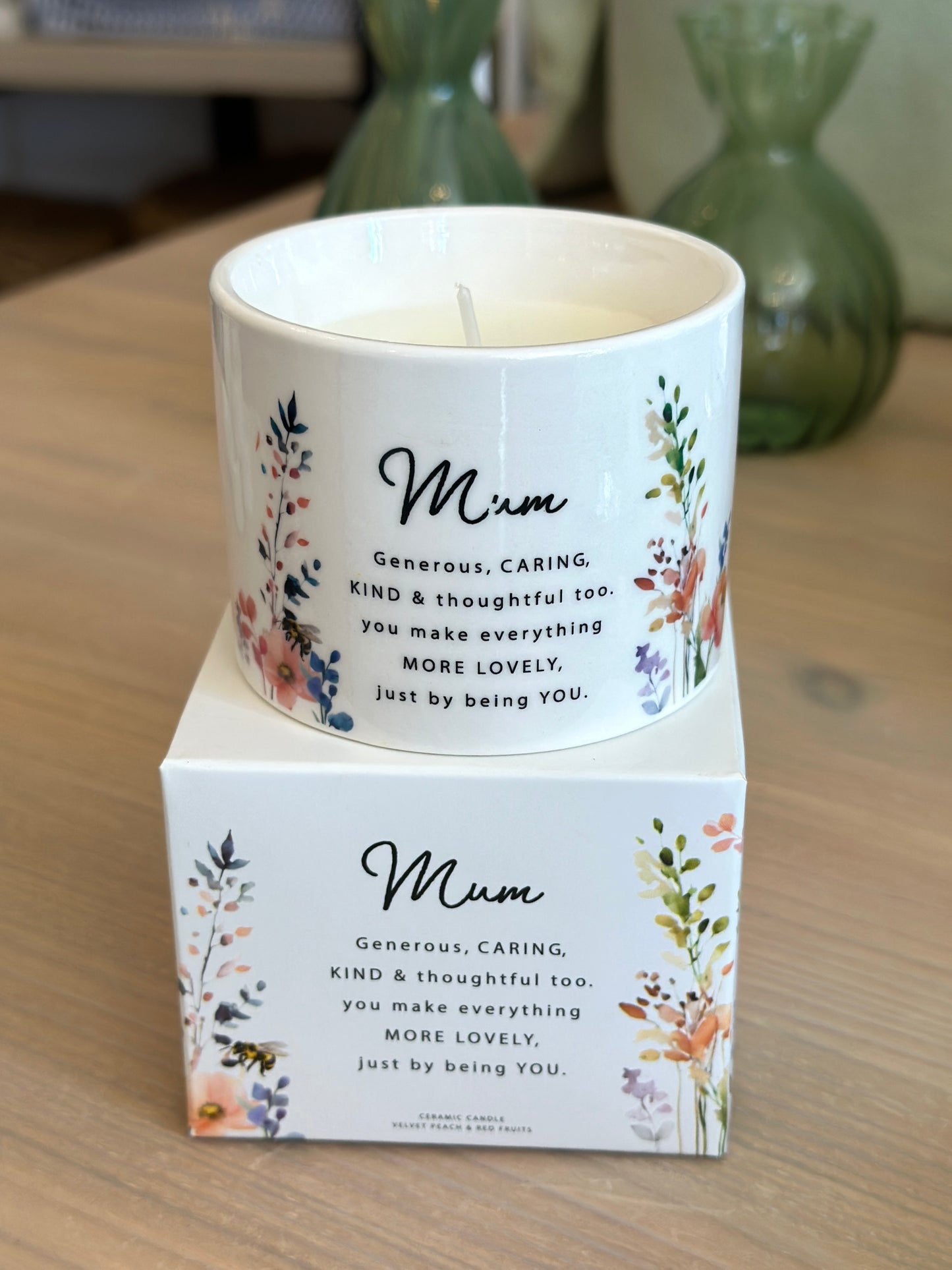 The Cottage Garden Cermaic Candle 100g (MUM)
