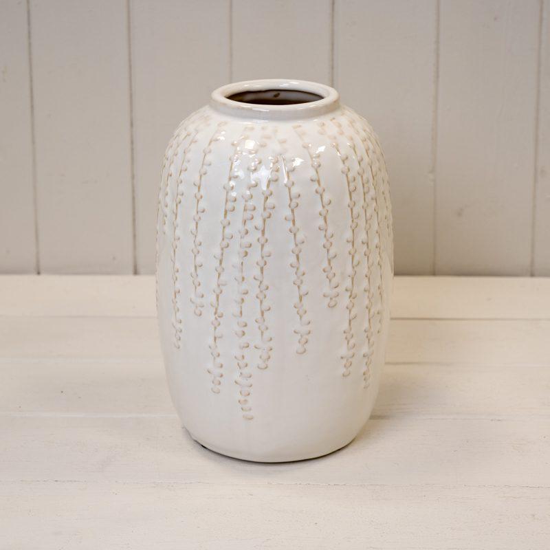 Ceramic Detailed Vase - Medium Josefina Online