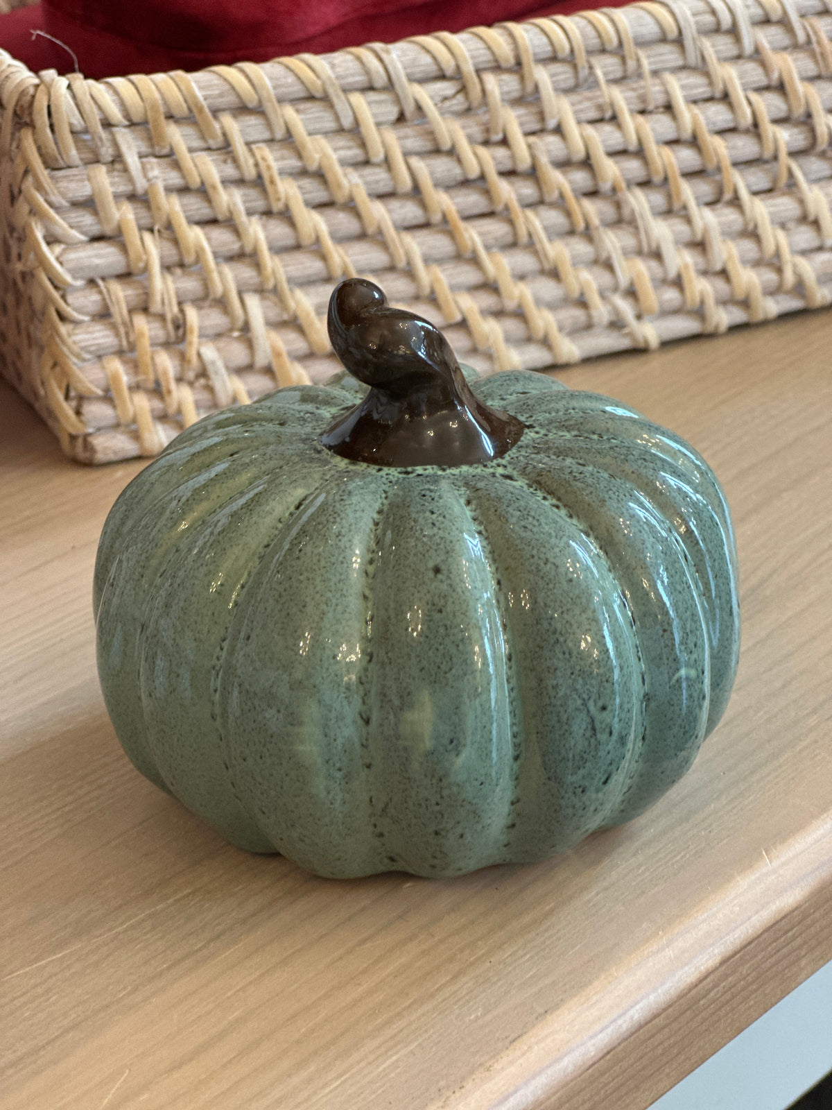 Ceramic Pumpkin Green