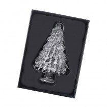 Clear Glass Tree Decoration