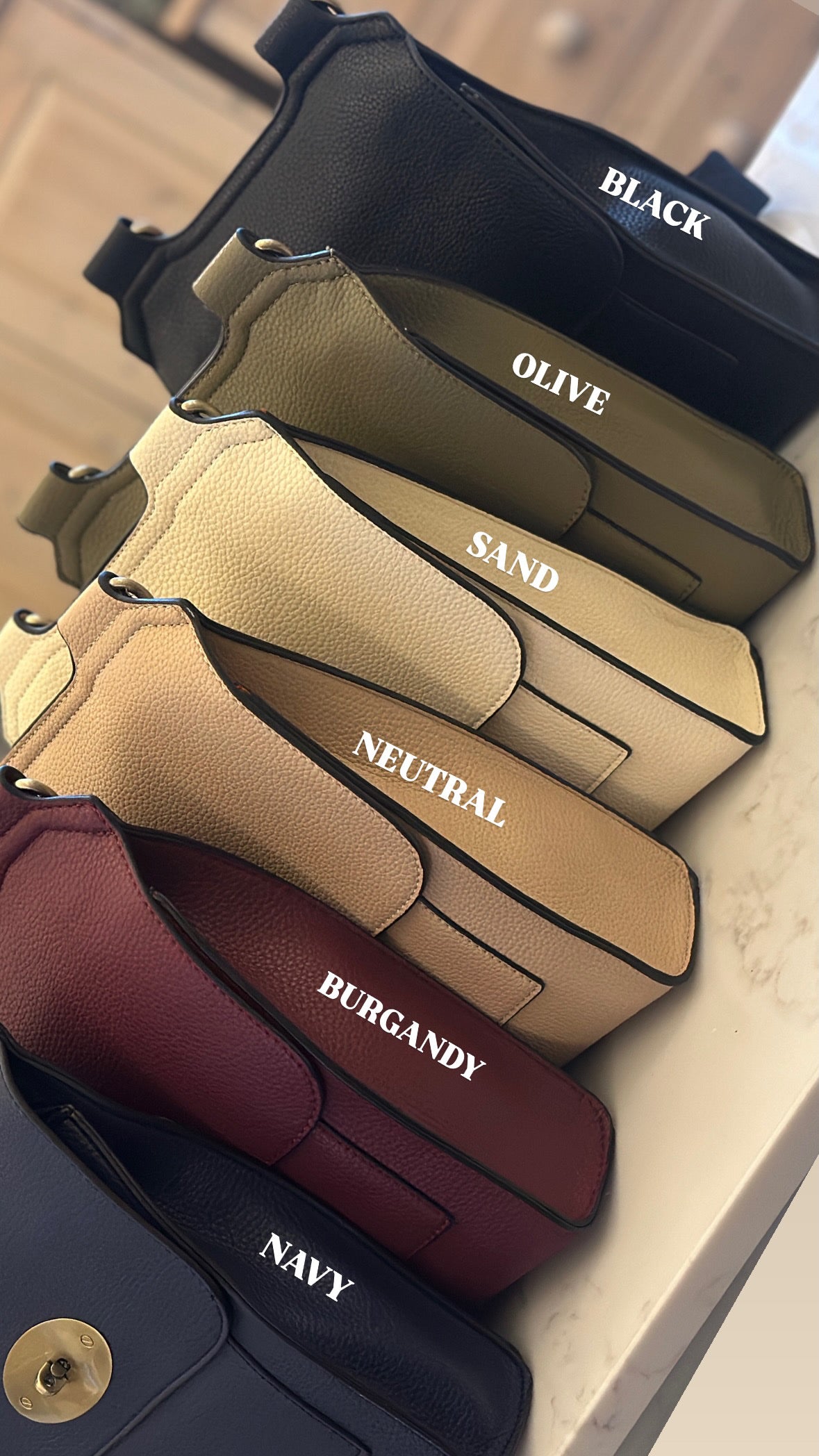 Medium Size Cross Body - Olive Green