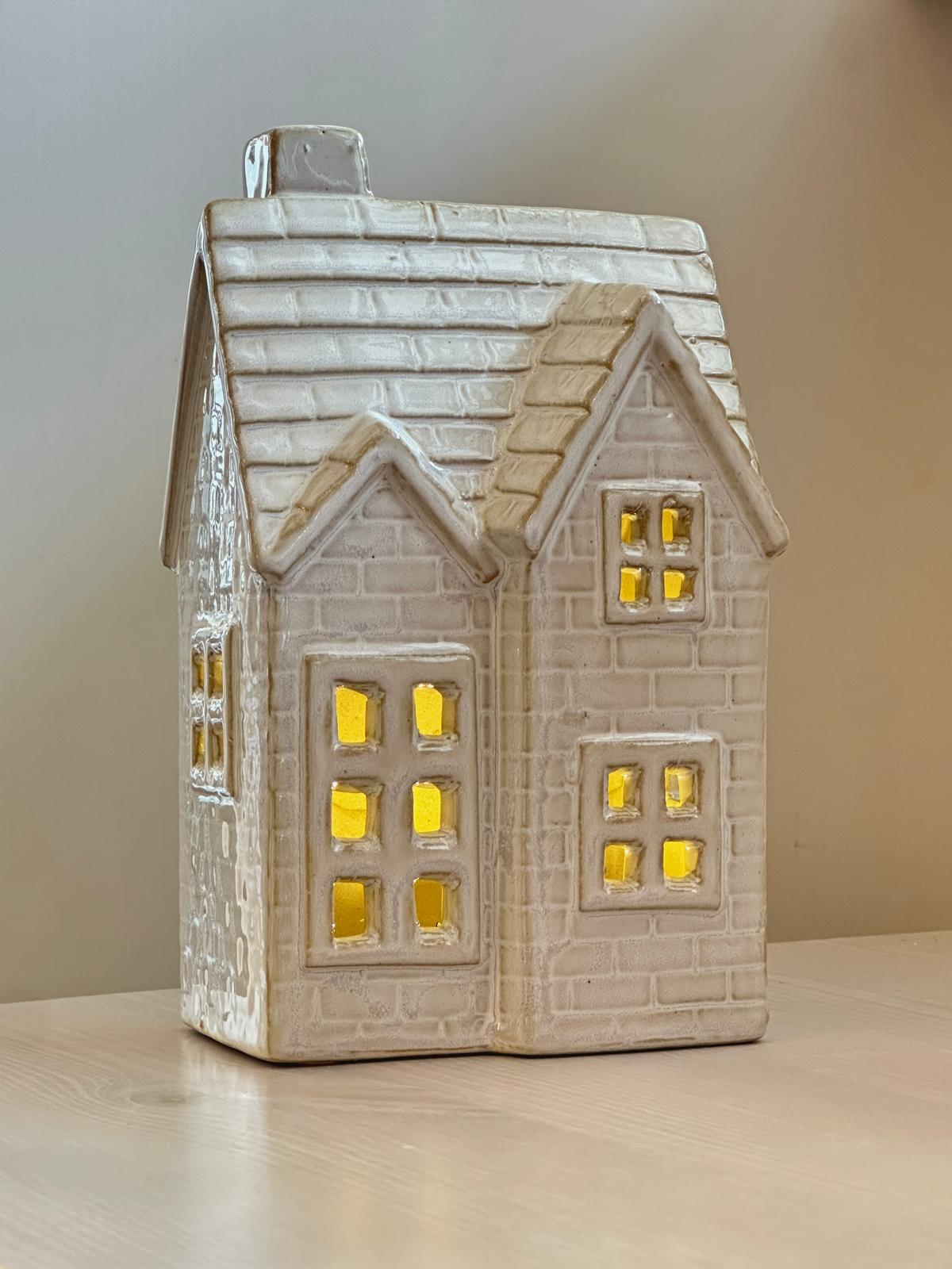 Cute Ceramic LED House