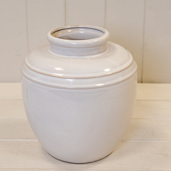 Natural Rustic Ceramic Vase - Large