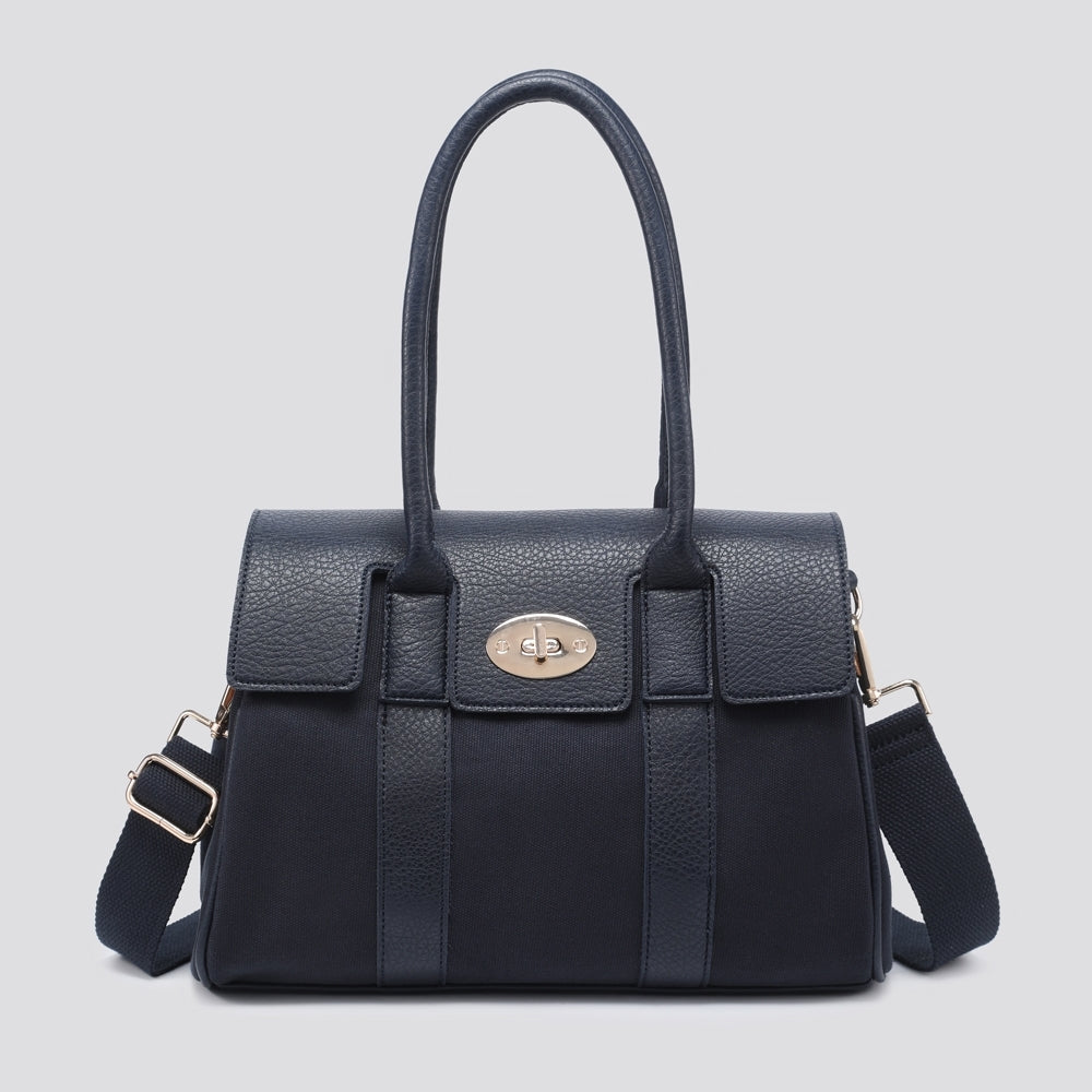 Navy Designer Inspired Bag