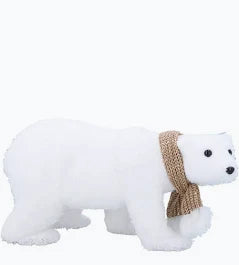 Polar Bear With Scarf - 46cm