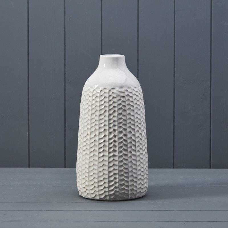 White Ceramic Vase Josefina Online