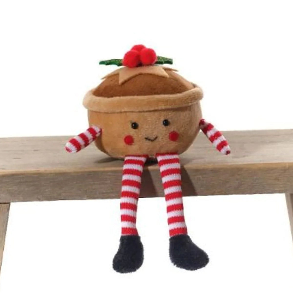 Jingle & Joy Fabric Mince Pie Shelf Sitter