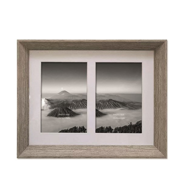 Double Natural Photo Frame 4 x 6 Josefina Online