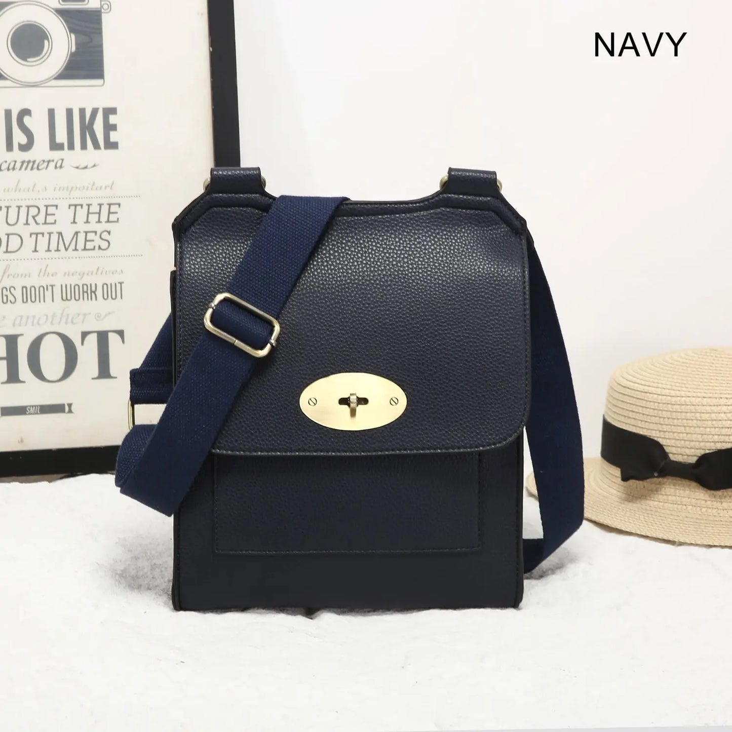 Medium Size Cross Body - Navy Josefina Online