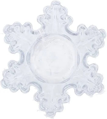 Clear Glass Snowflake Nite Lite