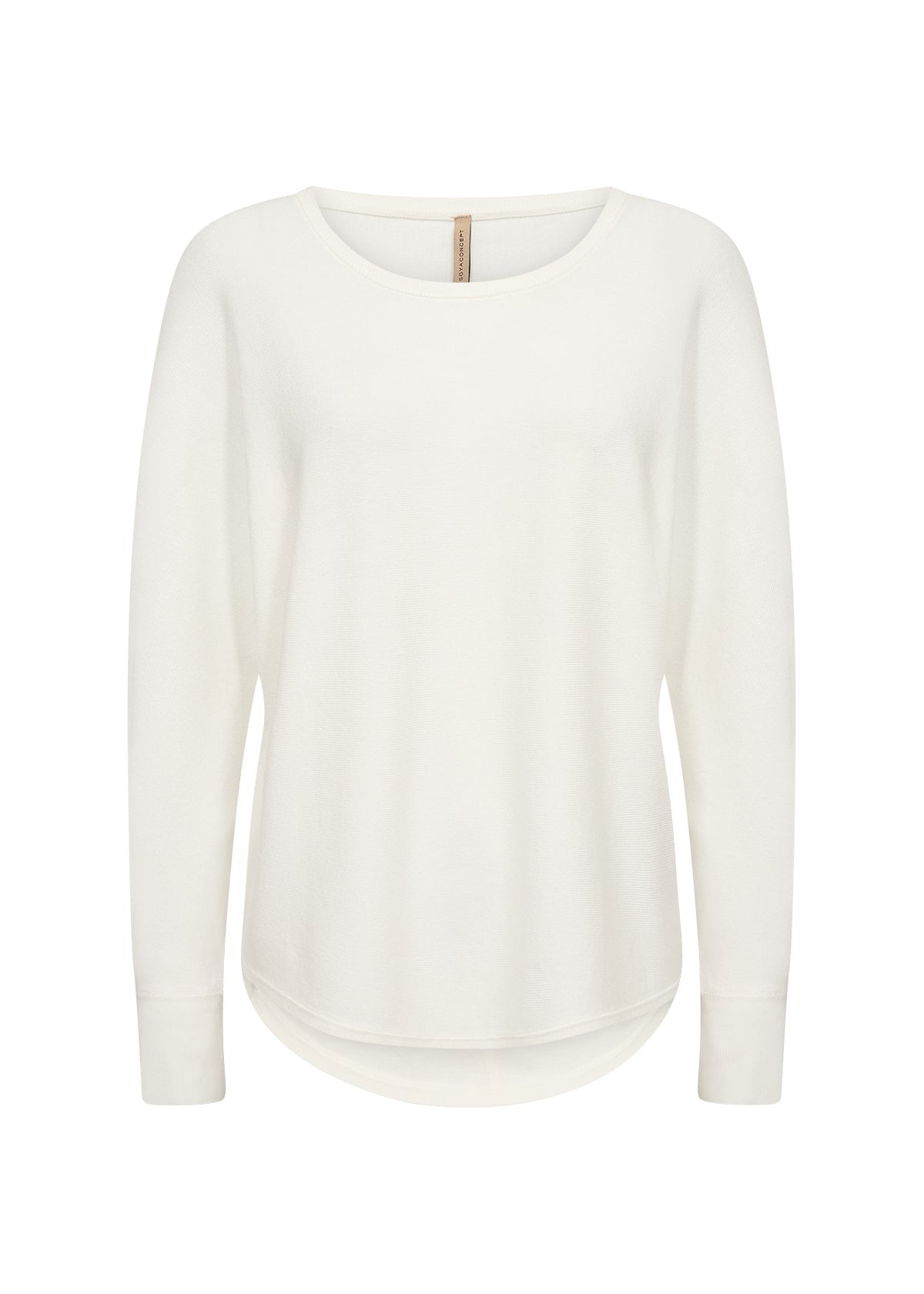 Soya Concept Cream Long Sleeve Round Neck Jumper Josefina Online