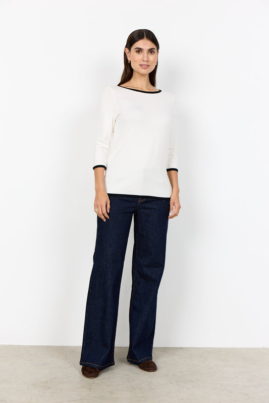 Soya Concept - Off white fine knit. Josefina Online