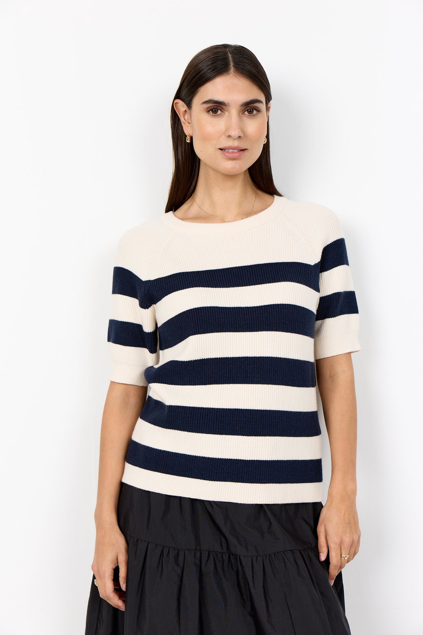 Soya Concept - Navy Striped Knit Josefina Online