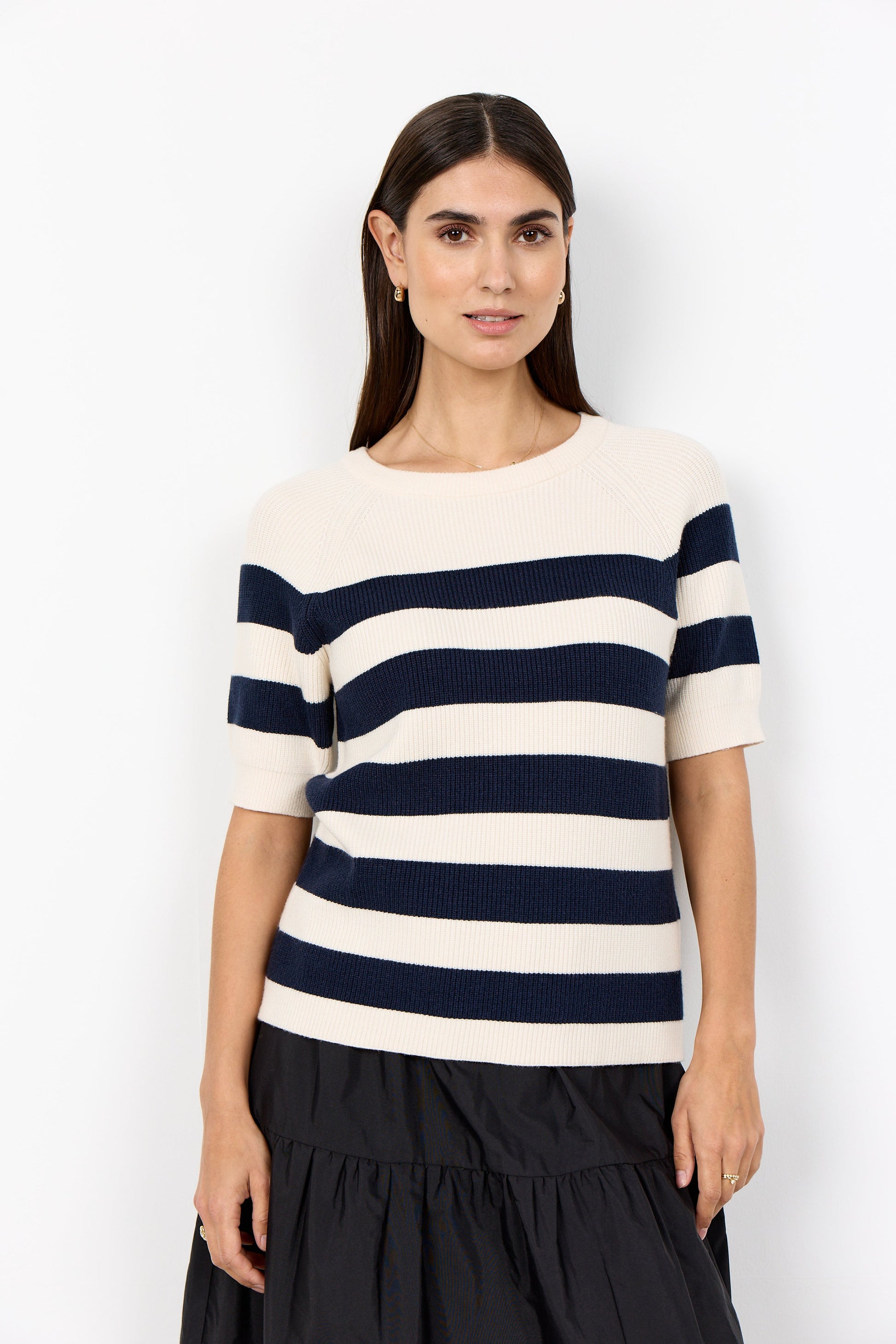 Soya Concept - Navy Striped Knit Josefina Online