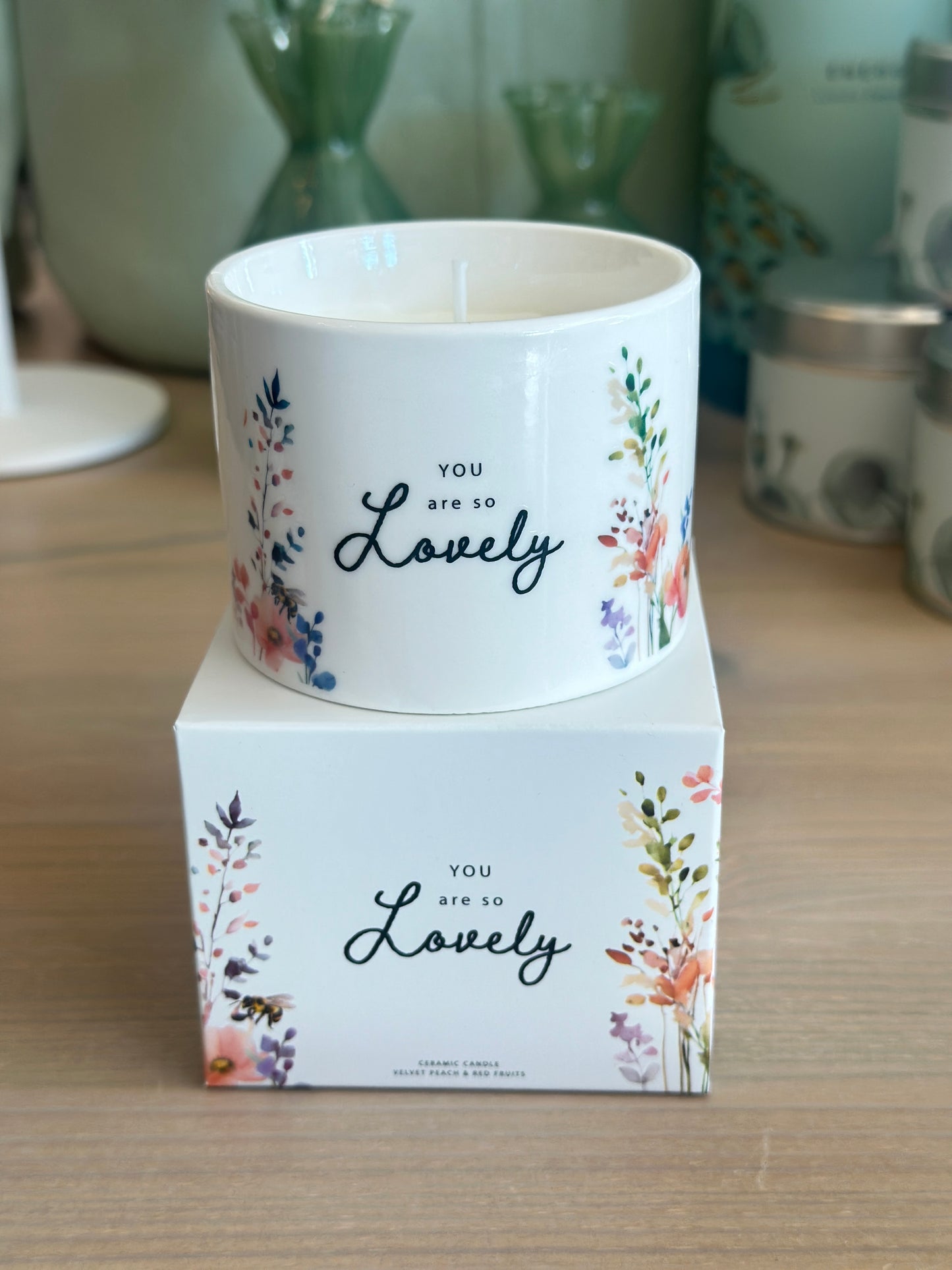 The Cottage Garden Ceramic Candle 100g (LOVELY)