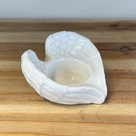 Angel Wing T-light Holder (9cm)
