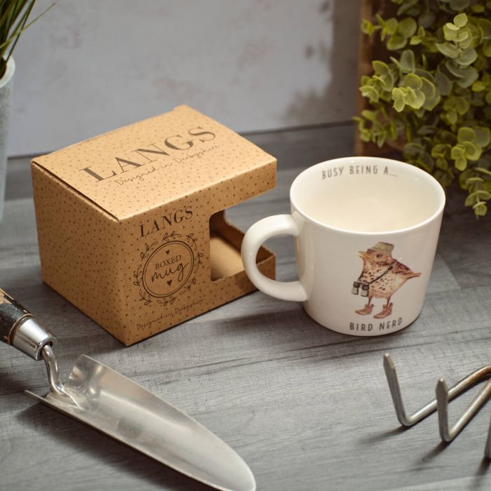 Feathered Fellas Bird Nerd Stoneware Mug Gift Boxed Josefina Online