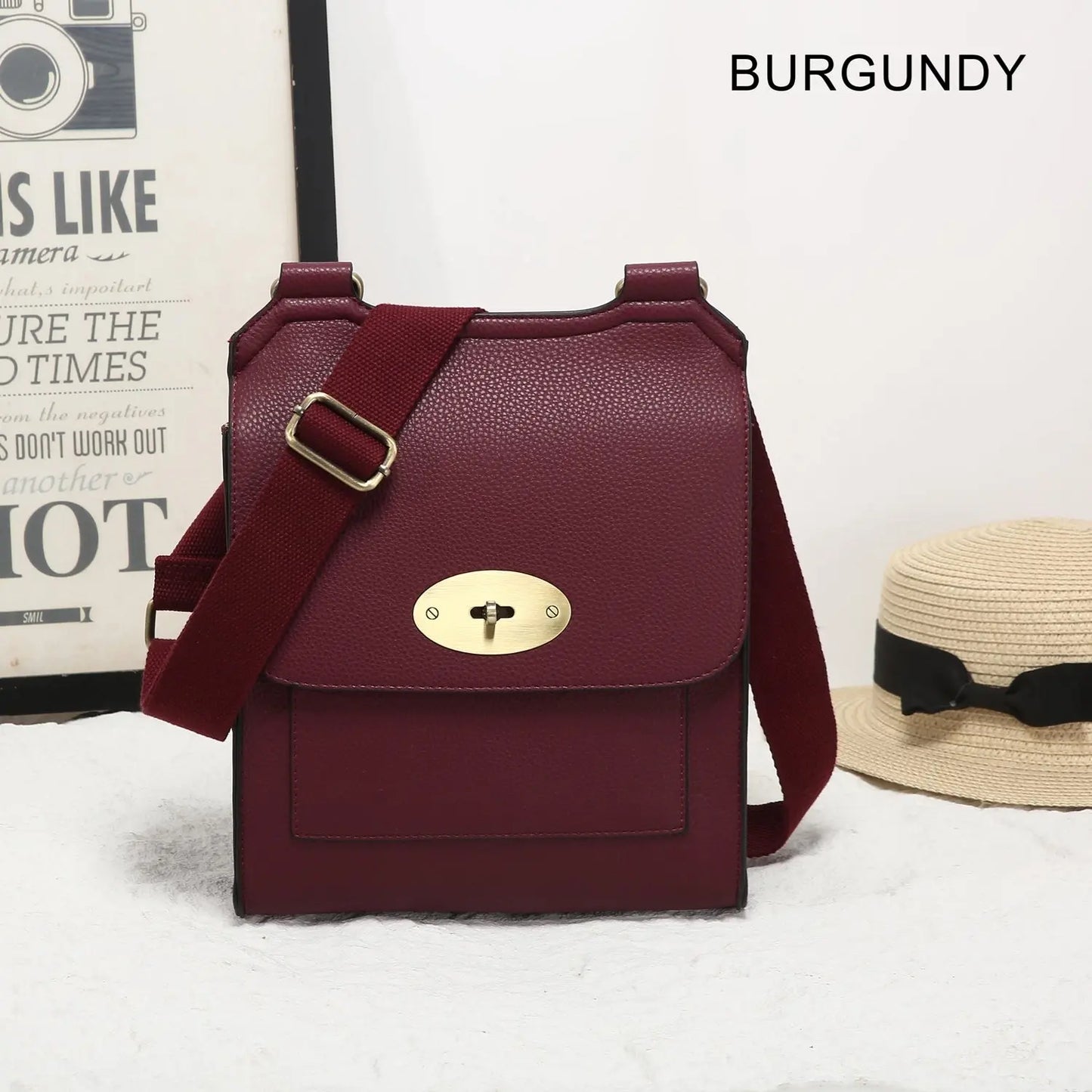 Medium Size Cross Body - Wine Josefina Online