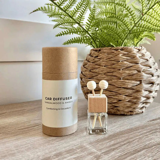Rosy Roo Car Diffuser - Sandalwood & Amber Josefina Online
