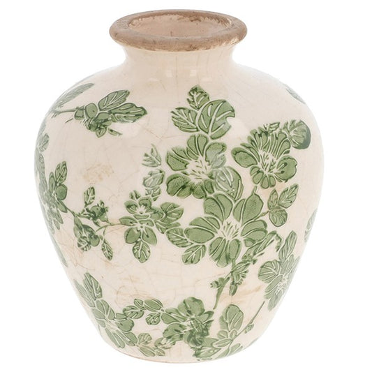 Clematis Garden Plum Vase - Small