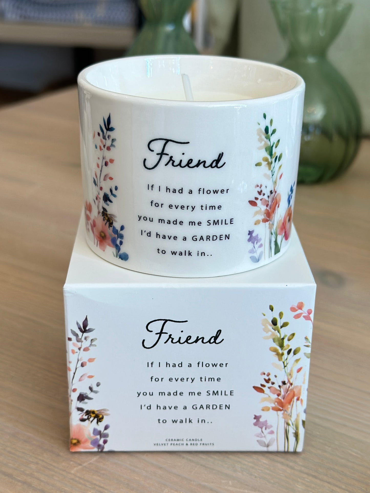 The Cottage Garden Ceramic Candle 100g (FRIEND)