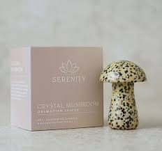Serenity Crystal Mushroom - Dalmation Jasper