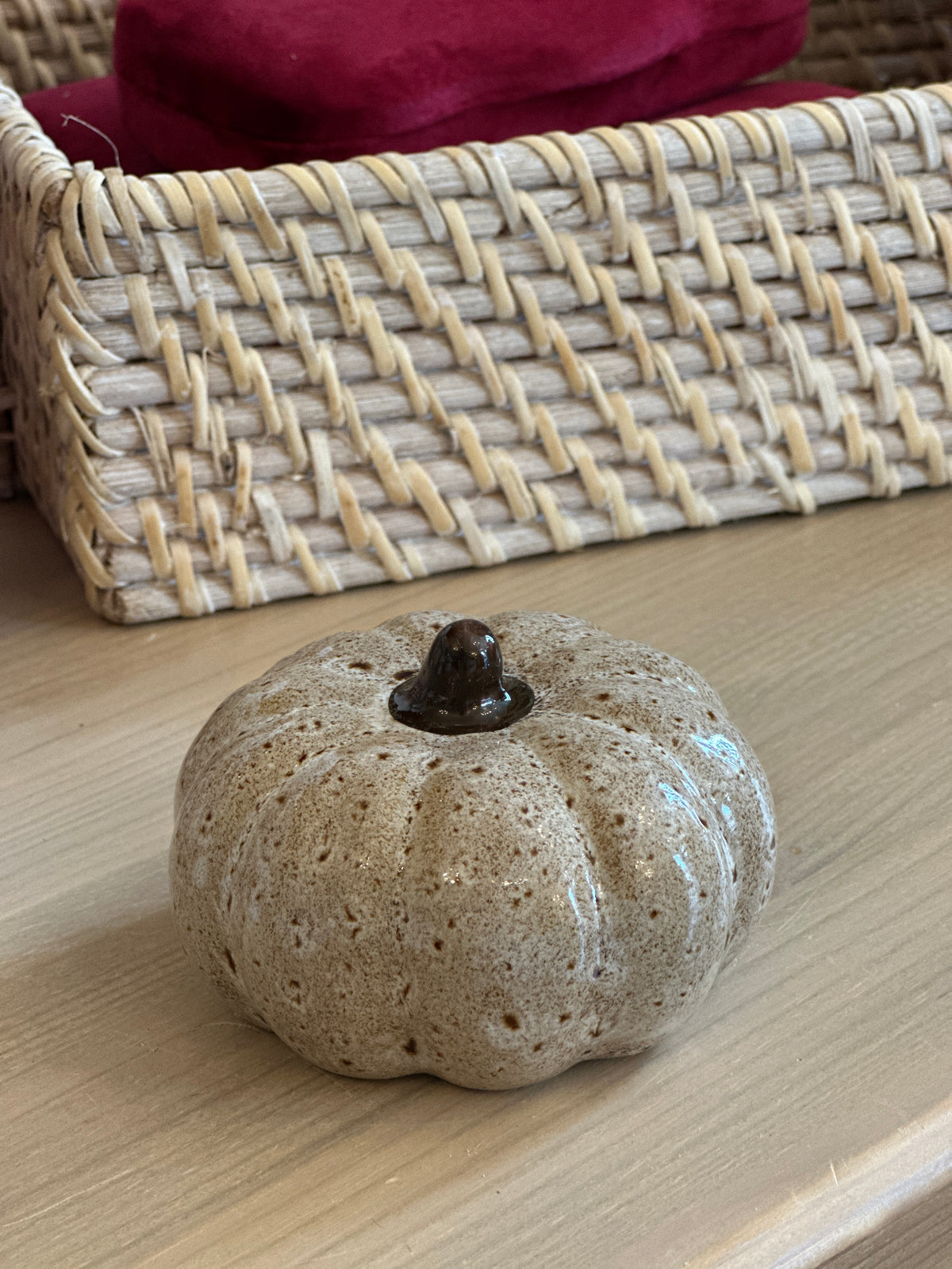 Ceramic Beige Pumpkin