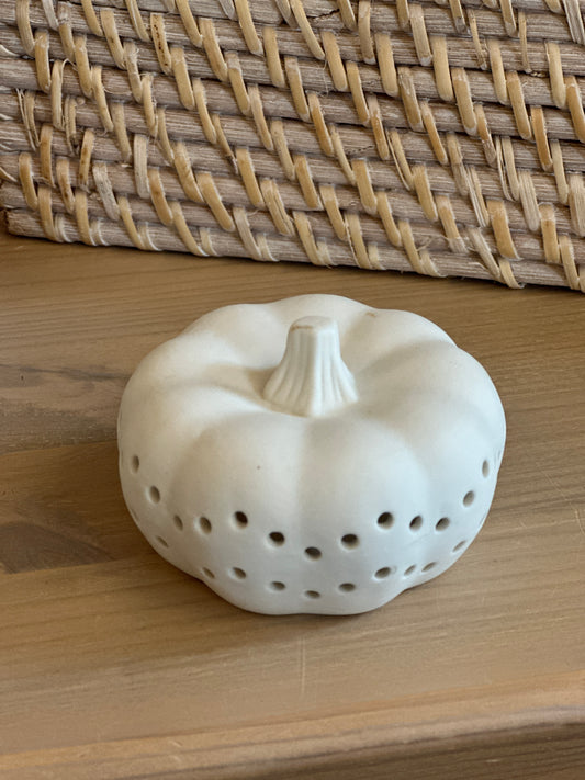Light Up Ceramic Pumpkins