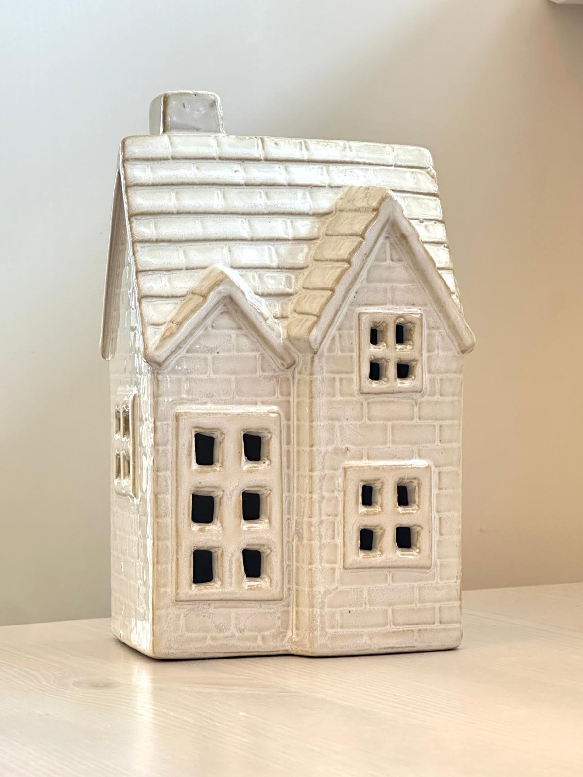 Cute Ceramic LED House