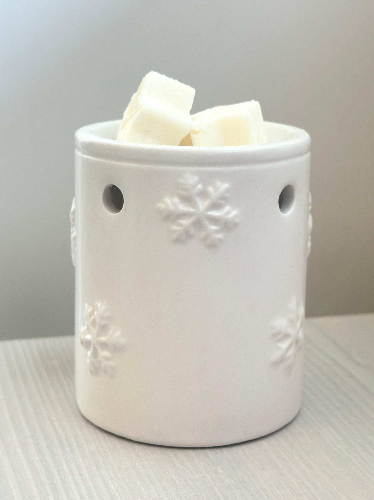 White Snowflake Wax Burner