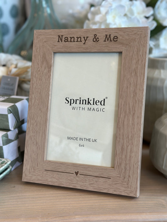 'Nanny & Me' Picture Frame