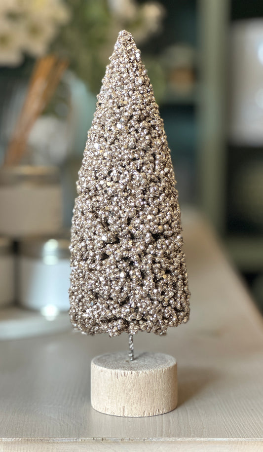 Champagne Gold Wire Tree