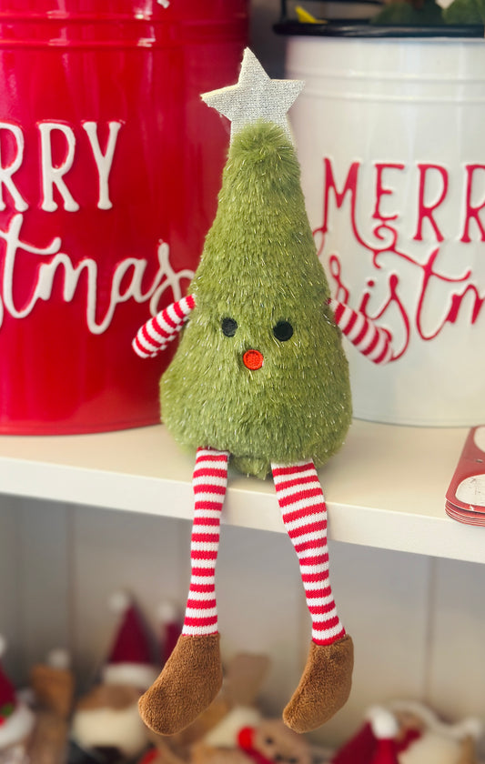 Fabric Christmas Tree Man Shelf Sitter christmas