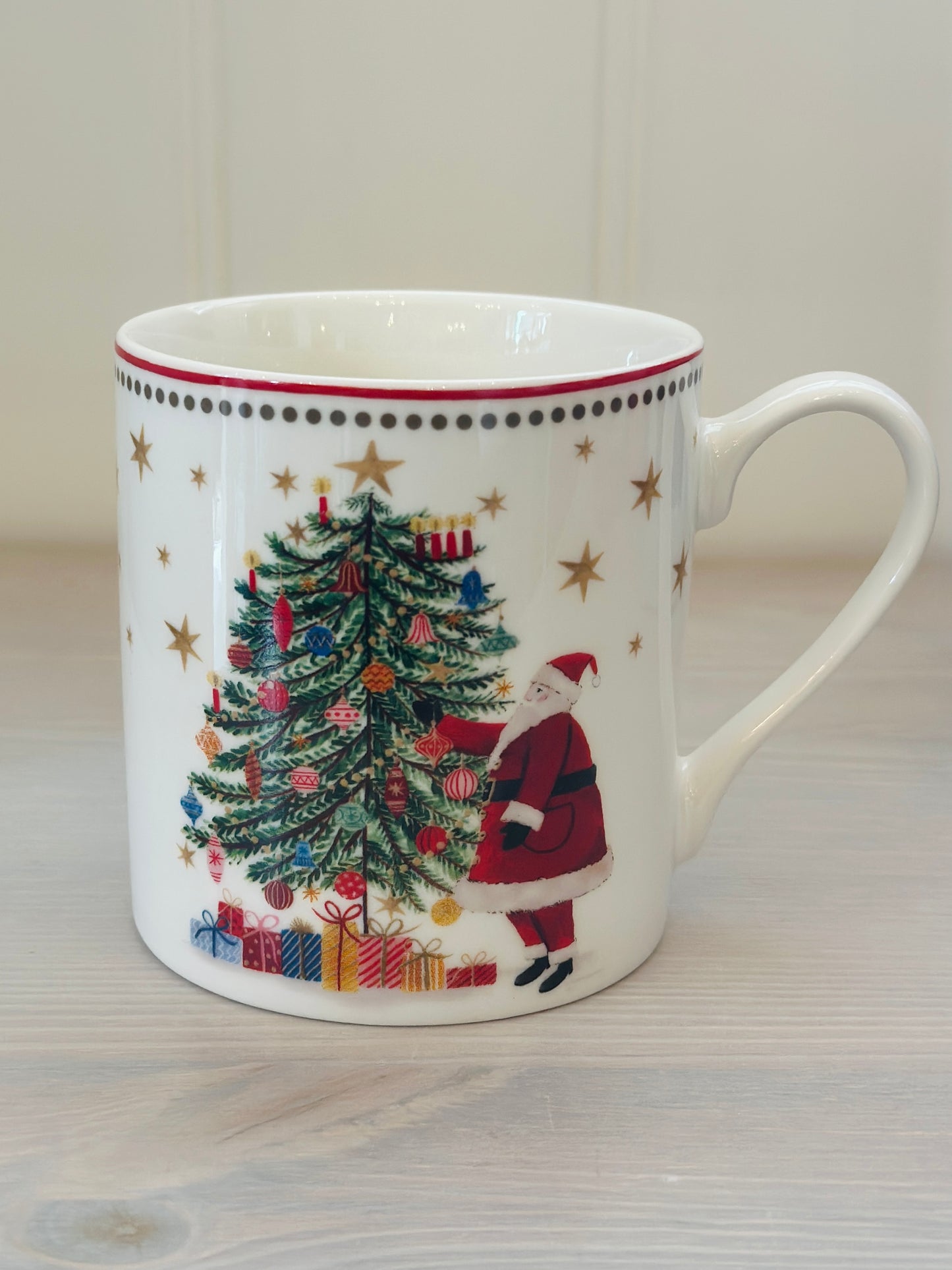 Nostalgia New Bone China Santa/Tree Mug christmas