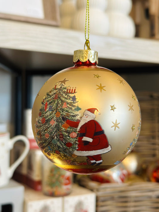 Red/Green Santa Tree decoration christmas