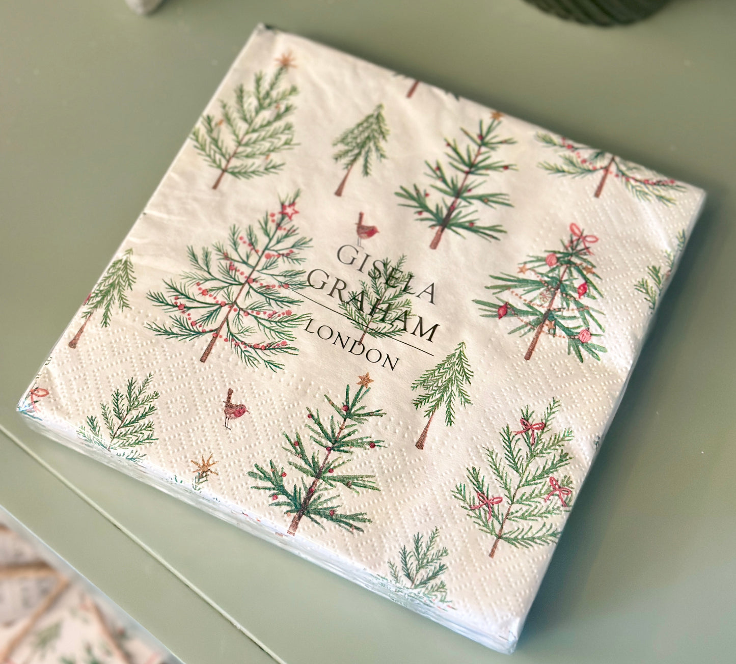 Scandi Trees Paper Napkins (Pack of 20) christmas
