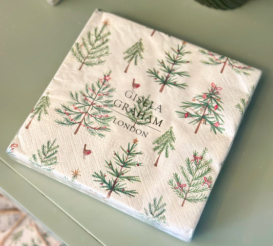 Scandi Trees Paper Napkins (Pack of 20) christmas