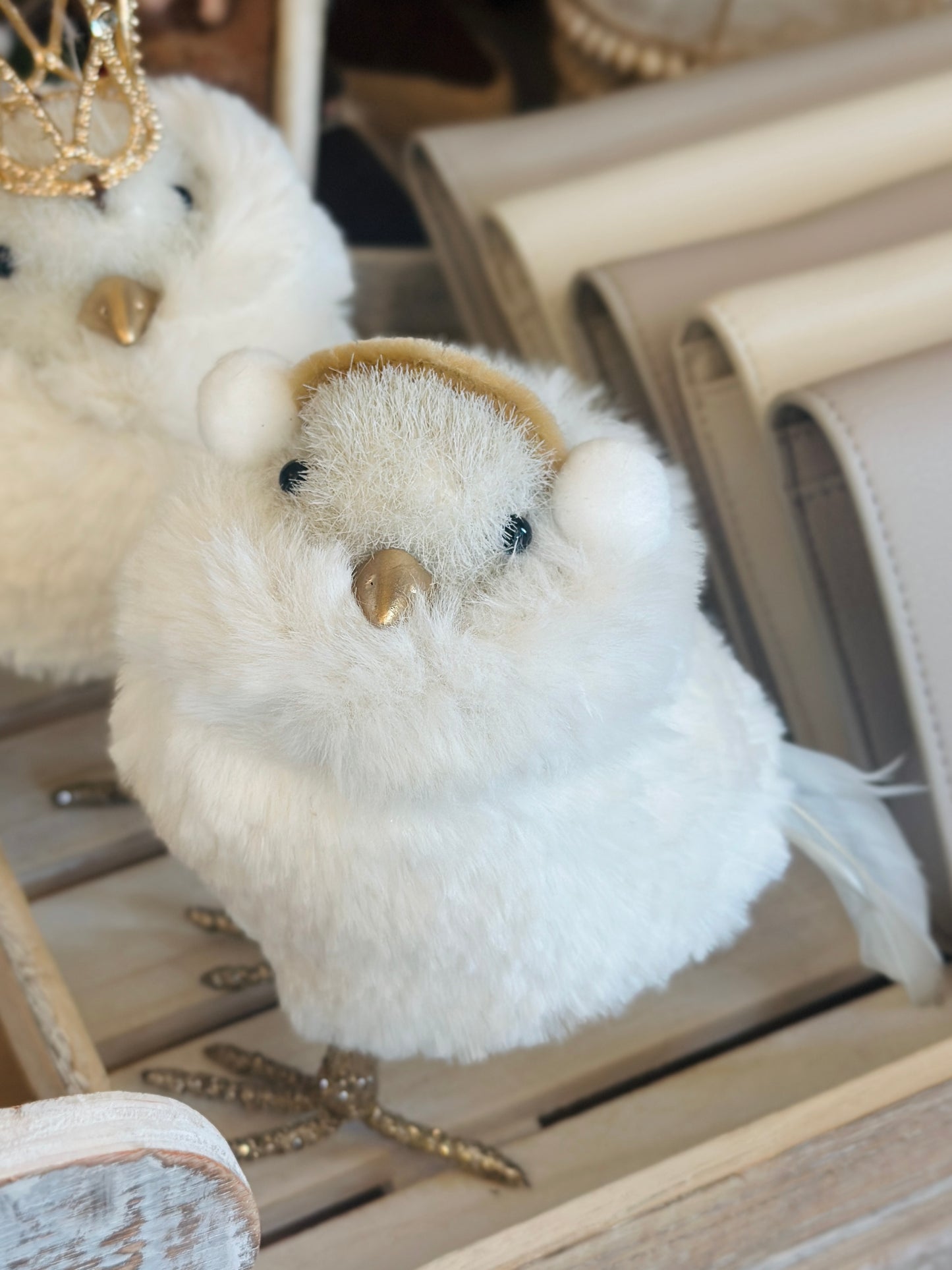 Standing Birds in Fur Coats mix christmas