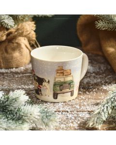 On The Farm Christmas Mug