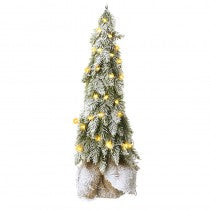 Led Christmas Tree With Hessian Base.