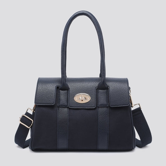 Navy Designer Inspired Bag