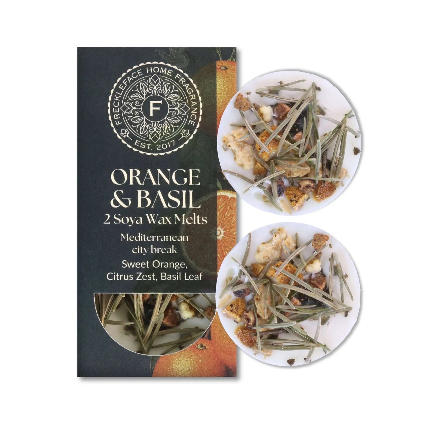 Set of 2 Soya Wax Melts - Orange & Basil Josefina Online