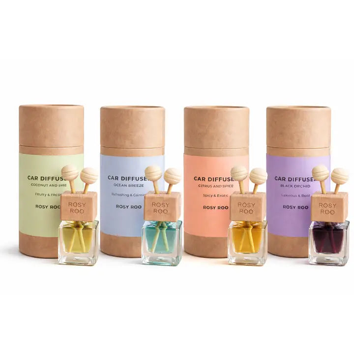 Rosy Roo Car Diffuser - Coconut & Lime