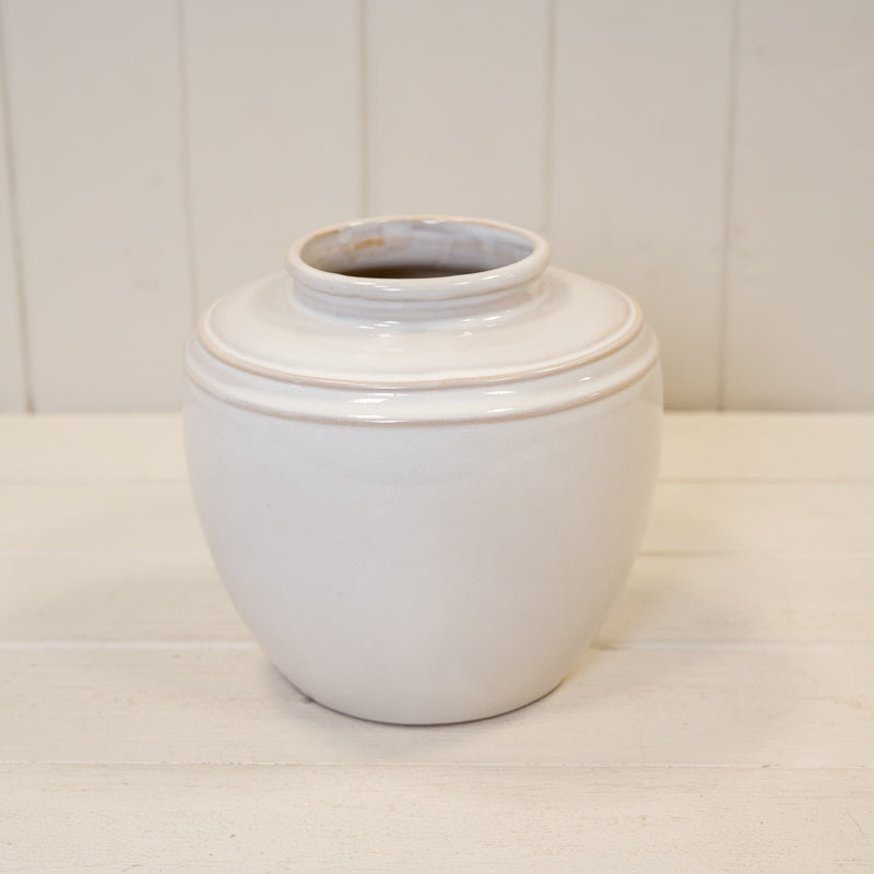 Natural Rustic Ceramic Vase - Small