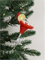 Glass Strawberry Daiquiri Decoration