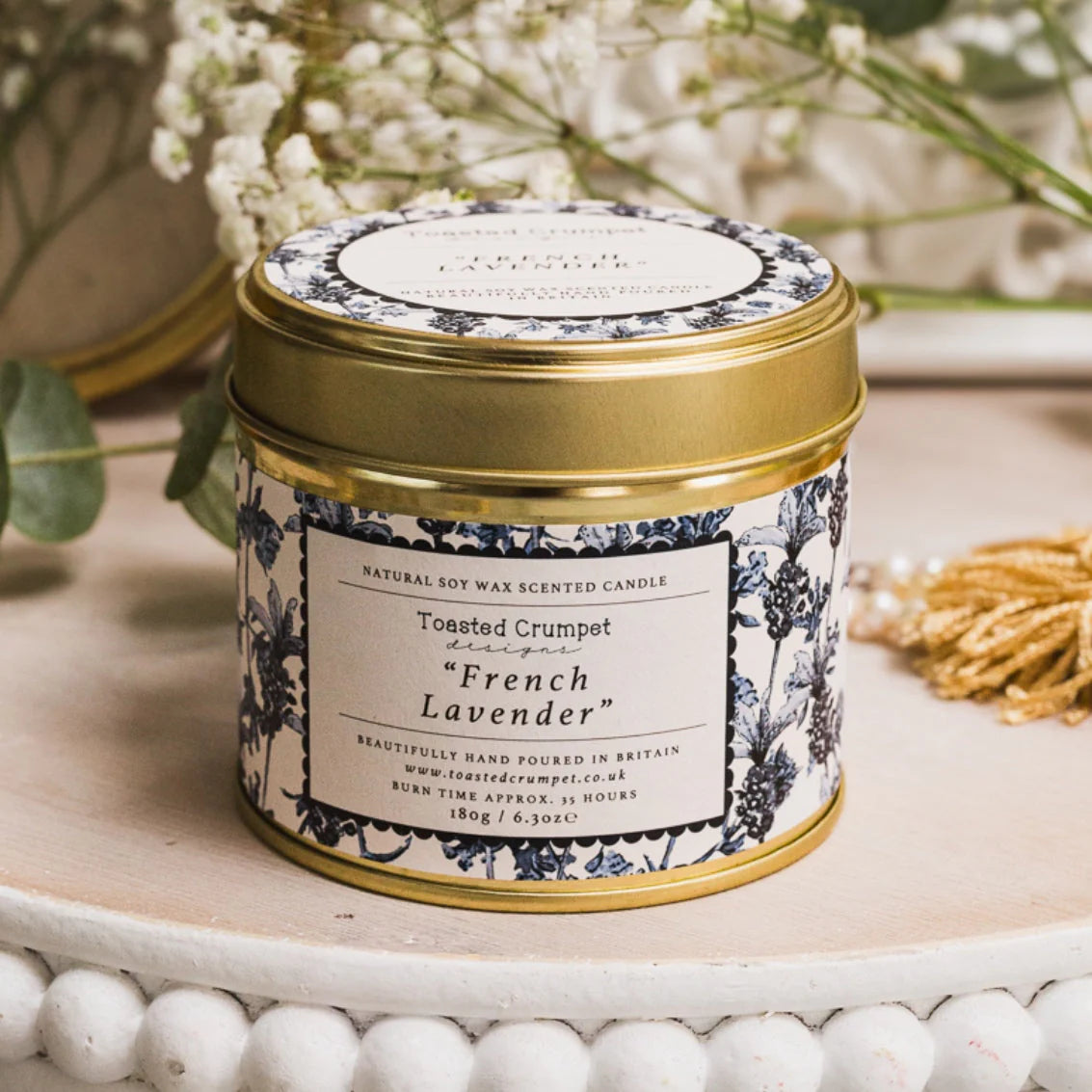 French Lavender Tin Candle Josefina Online