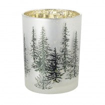 Small Mottled Tree Glass Votive