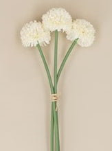 White Mini Ball Chrysanthemum pick