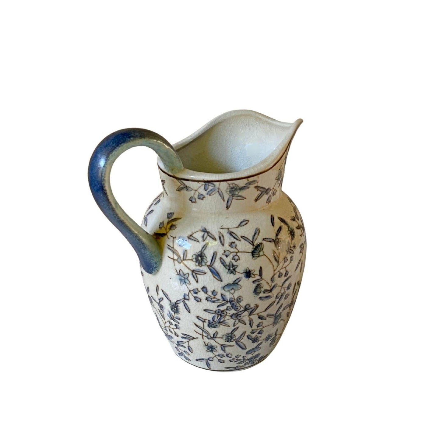 Blue and off white Ditsy print jug Josefina Online